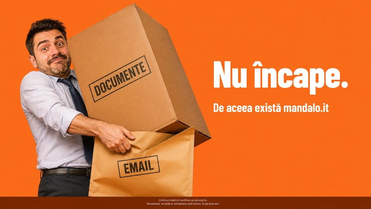 Nu încape: documentele nu trec prin email