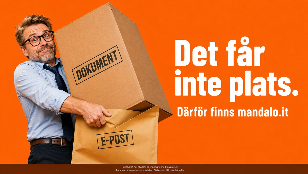 Det får inte plats: dokument går inte via e-post